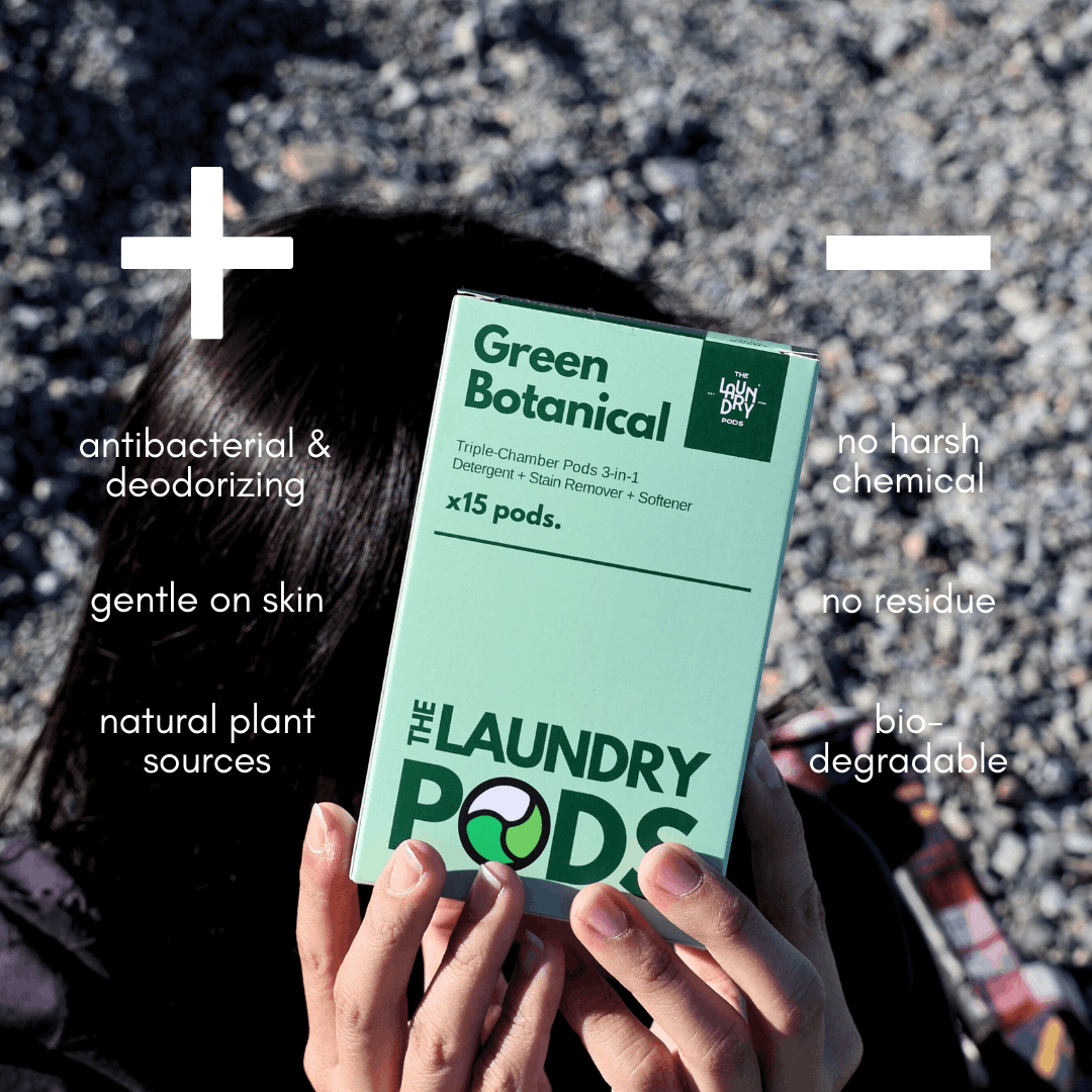 Green Botanical | 15pcs Biodegradable Laundry Pods | by The Laundry Pods