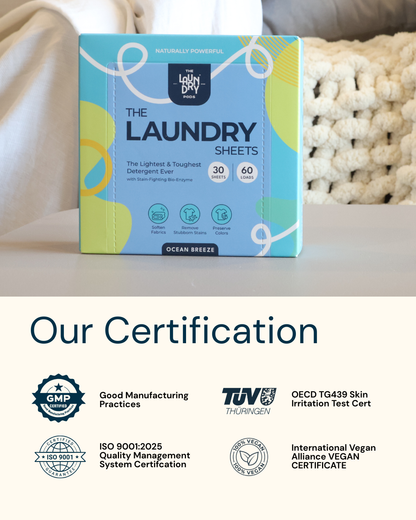 Deep Clean  | Bio-Enzyme Laundry Sheets | The Laundry Sheets