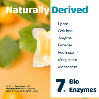 Orange Citrus | Bio-Degradable Single-Chamber Laundry Pods