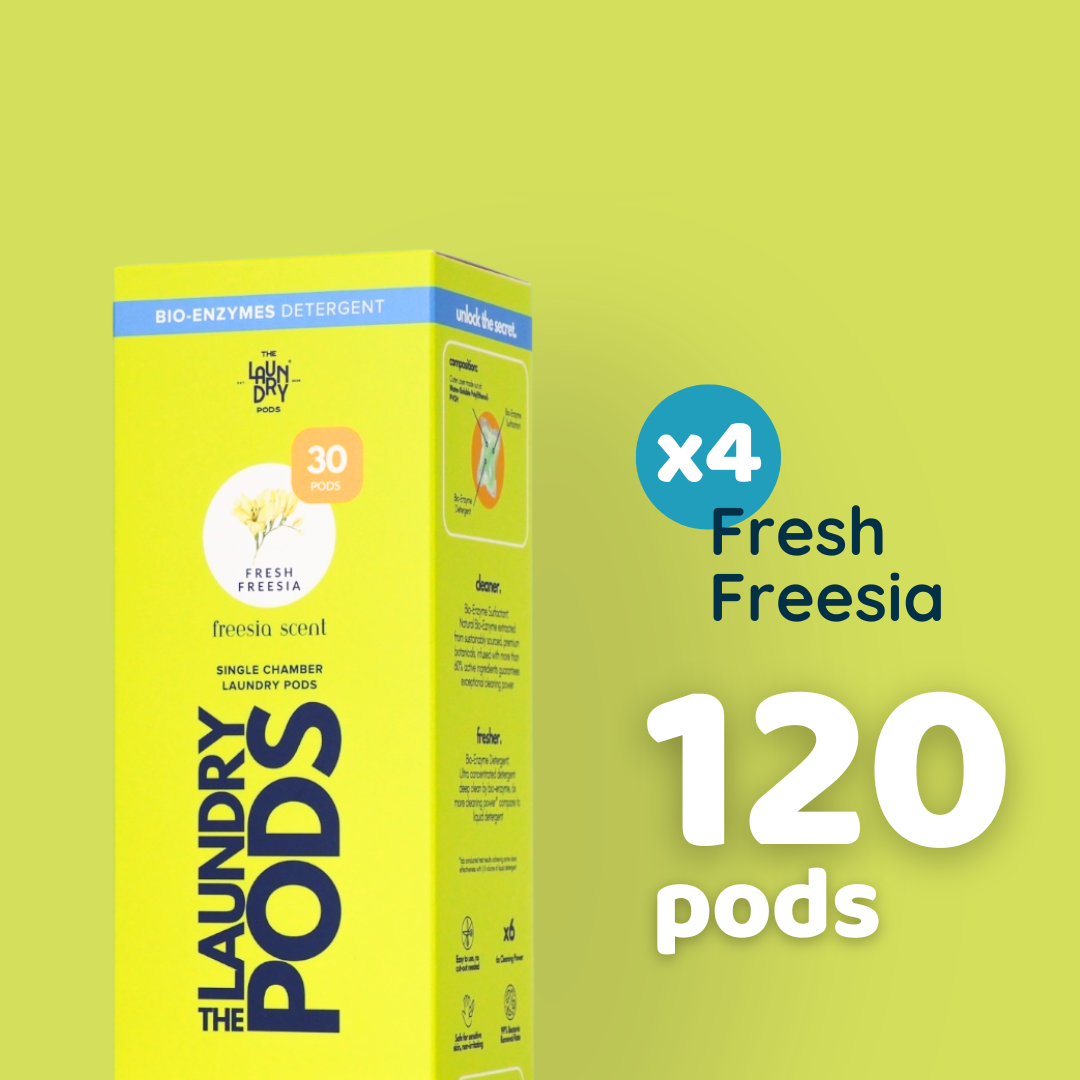 Essential &amp; Fresh | Bio-Degradable Single-Chamber Pods | The Laundry Pods