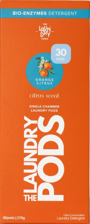 The Laundry Pods bio-enzyme detergent box