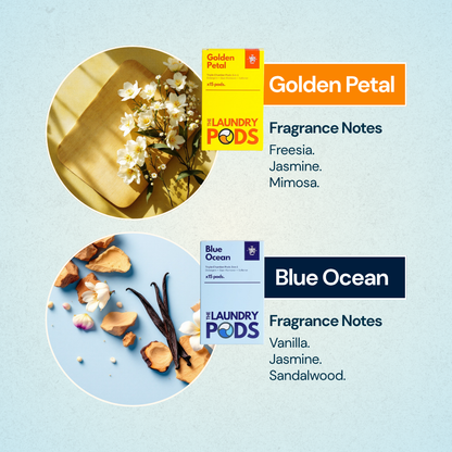 Curated 4 Fragrance Sets | Bio-Degradable Triple-Chamber Pods | 60 Pods