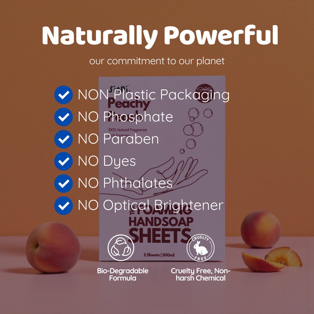 The Hand Soap Sheets - Peachy Peach ( Refill Pack )