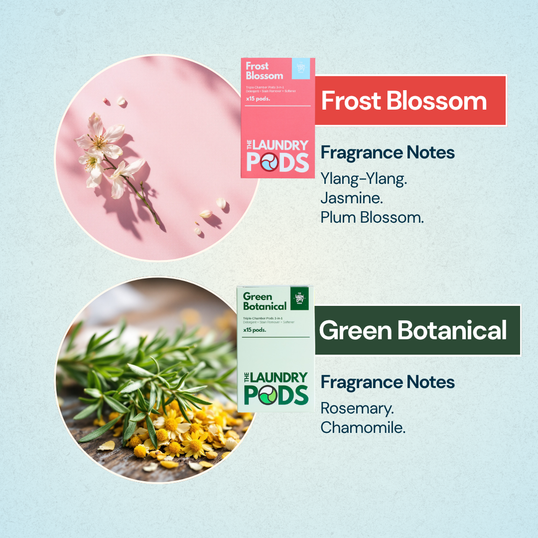 Curated 4 Fragrance Sets | Bio-Degradable Triple-Chamber Pods | 60 Pods