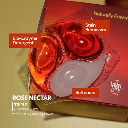 Rose Nectar | Bio-Degradable Floral Series Pods | 8 Pods