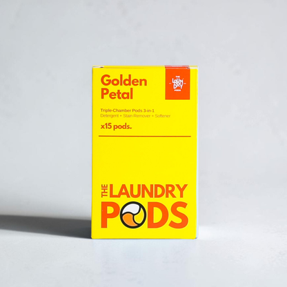 Golden Petals | Bio-Degradable Triple-Chamber Pods | 15 Pods