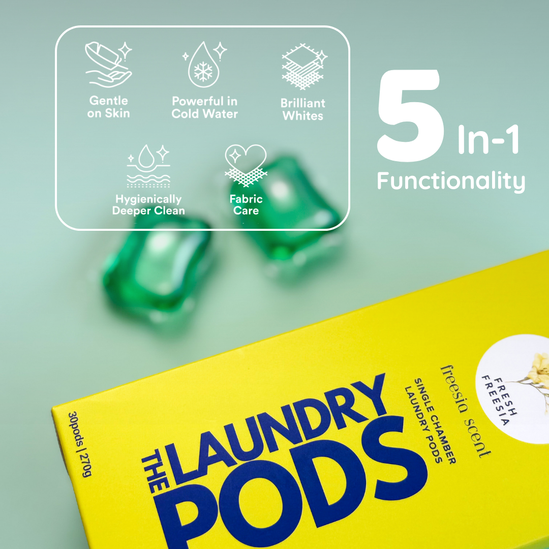 Fresh Freesia | Bio-Degradable Single-Chamber Laundry Pods