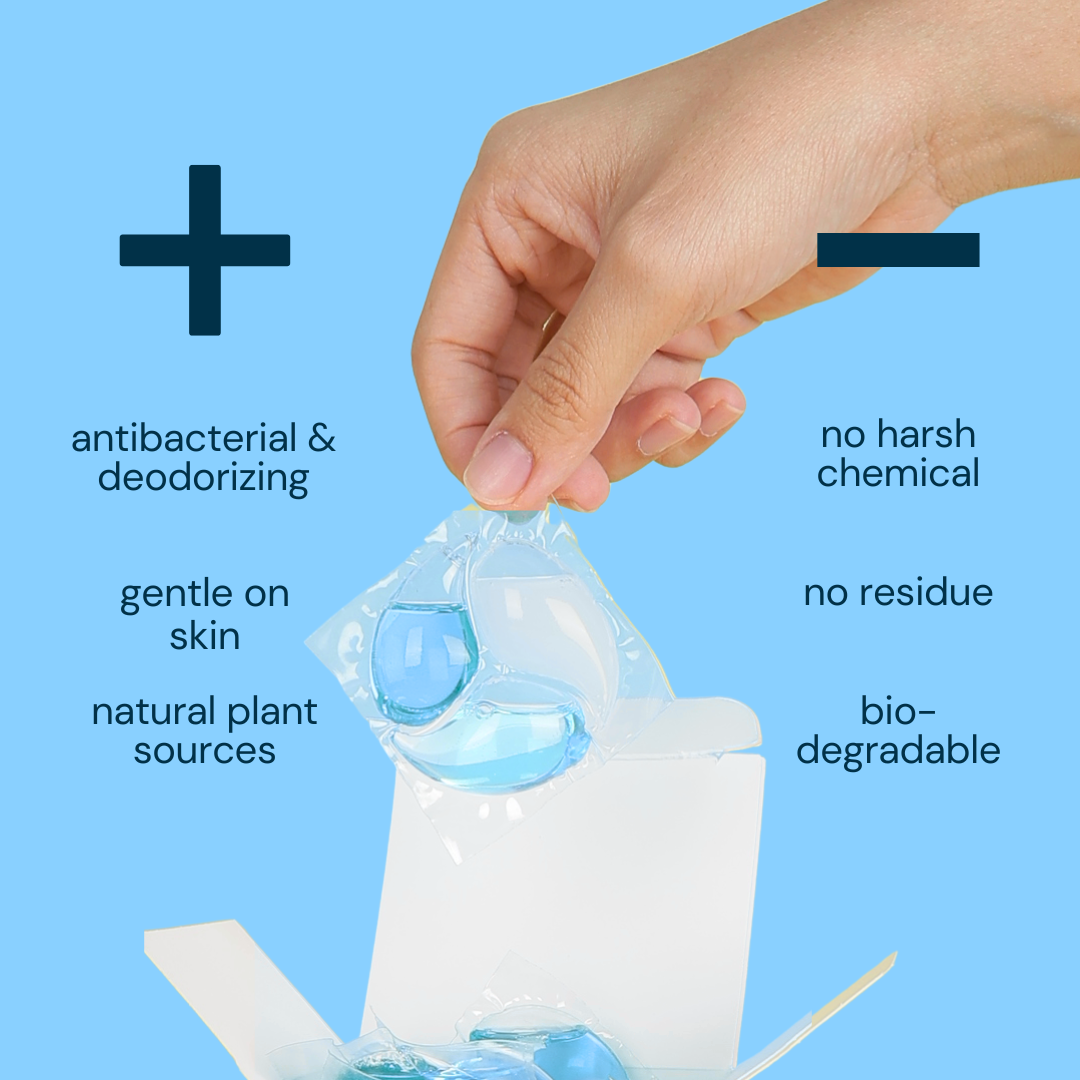 Frost Blossom | Bio-Degradable Triple-Chamber Pods | 15 Pods