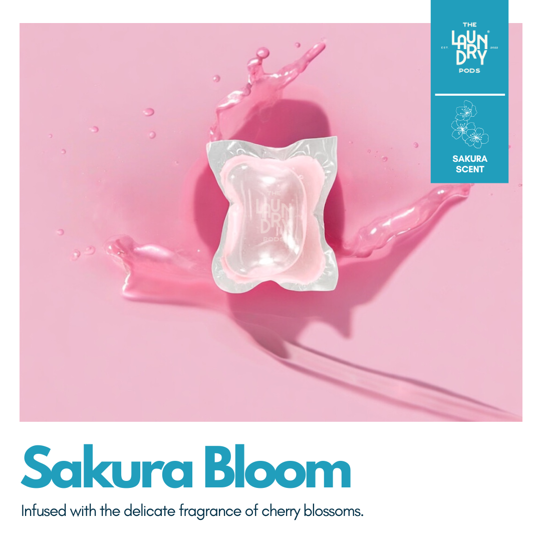 Sakura Bloom | Bulk Pack | 30pcs Biodegradable Laundry Pods | by The Laundry Pods