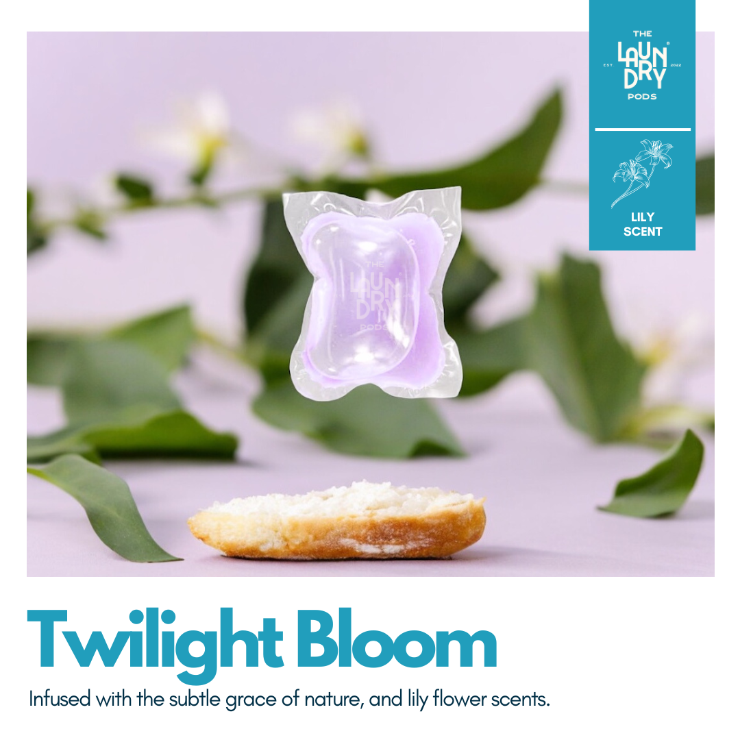 Twilight Bloom Bulk Pack | 30pcs Biodegradable Laundry Pods | by The Laundry Pods
