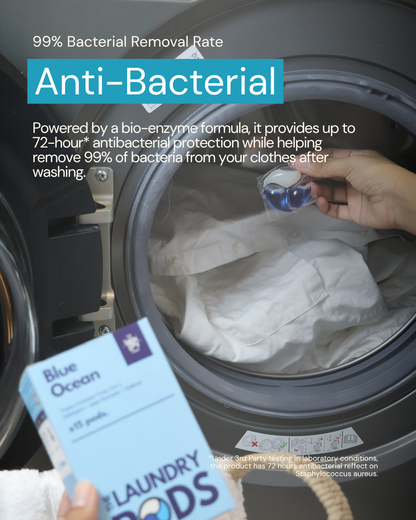 Deep Care | Bio-Degradable Triple-Chamber Pods | The Laundry Pods