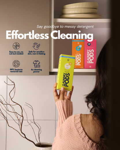 Essential &amp; Fresh | Bio-Degradable Single-Chamber Pods | The Laundry Pods