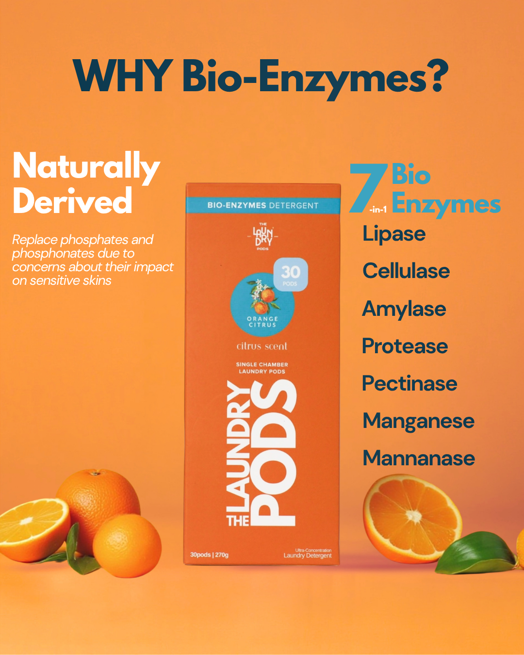 Essential &amp; Fresh | Bio-Degradable Single-Chamber Pods | The Laundry Pods