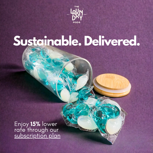 15% off Subs Plan - 15pcs Biodegradable Laundry Pods | by The Laundry Pods
