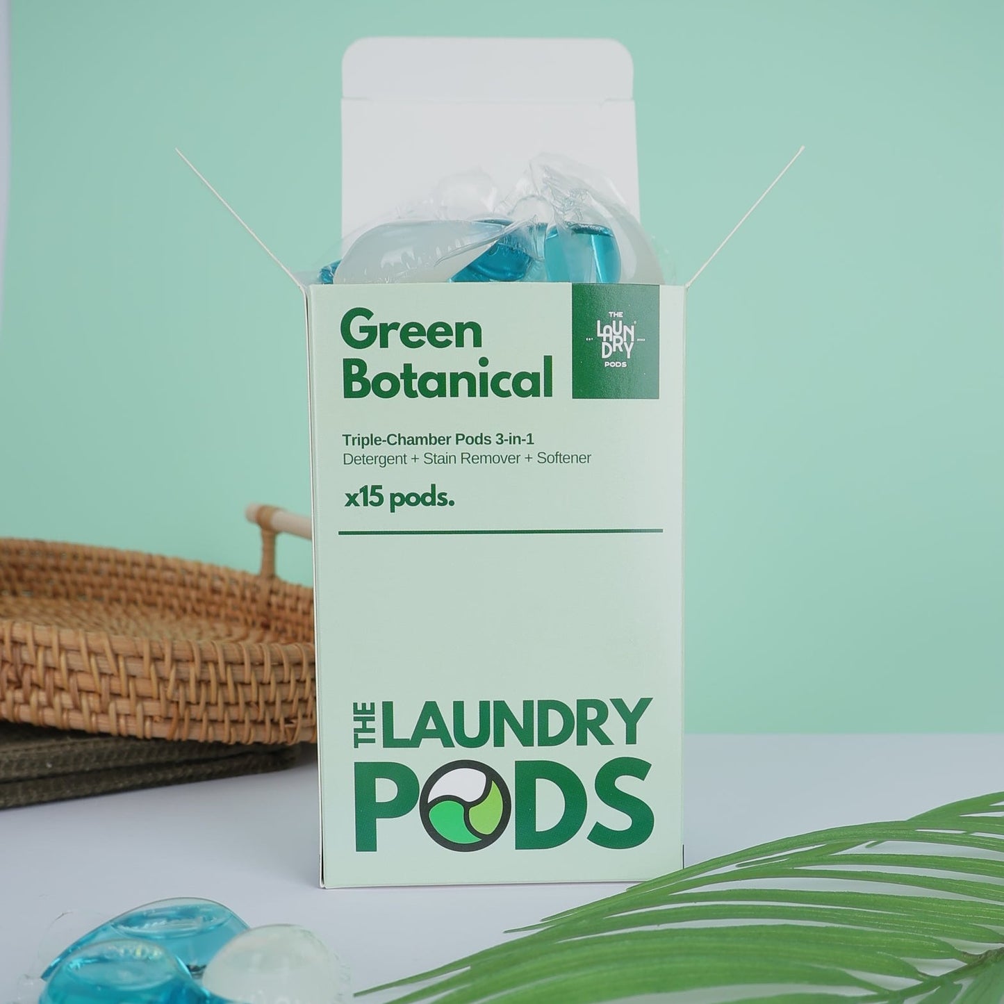 Green Botanica | 15pcs Biodegradable Laundry Pods | by The Laundry Pods
