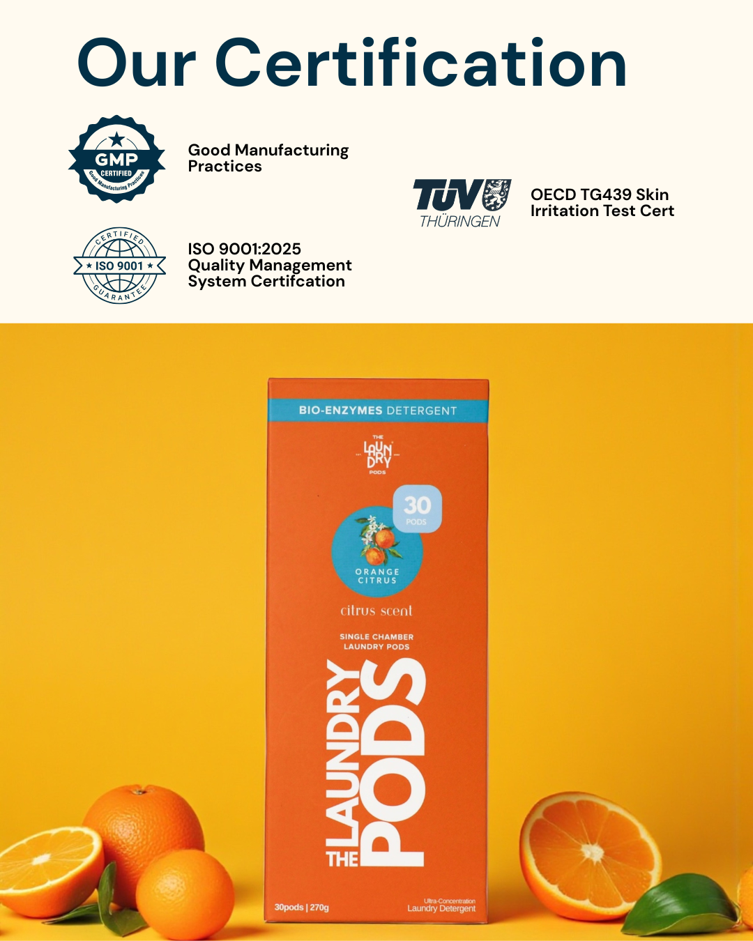 Essential &amp; Fresh | Bio-Degradable Single-Chamber Pods | The Laundry Pods
