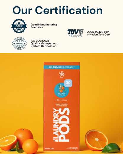 Essential &amp; Fresh | Bio-Degradable Single-Chamber Pods | The Laundry Pods